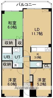 マンションリヴァージュ【1階】の間取り